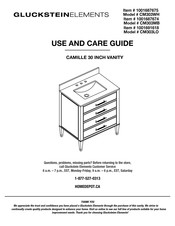 GLUCKSTEIN ELEMENTS 1001687675 Use And Care Manual