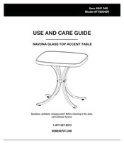 Homedepot NAVONA FTS00499 Use And Care Manual