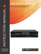 A-Neuvideo ANI-QUAD-GRPHX Instruction Manual