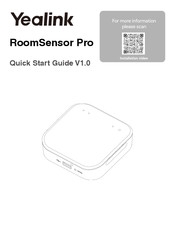 Yealink RoomSensor Pro Quick Start Manual