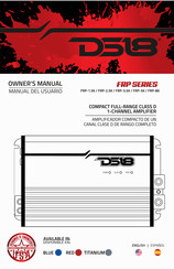 DS18 FRP-3.5K Owner's Manual