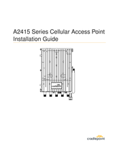 Cradlepoint A2415 Series Installation Manual