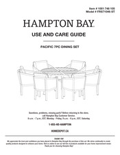 HAMPTON BAY PACIFIC FRS71046-ST Use And Care Manual