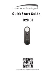Speco O2DB1 Quick Start Manual