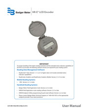 Badger Meter HR-E LCD User Manual