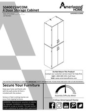 Ameriwood HOME 5040015WCOM Manual