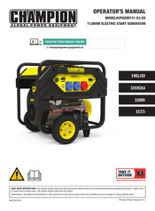 Champion Global Power Equipment CPG500111-S3-EU Operator's Manual