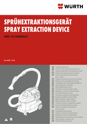 Würth SEG 10 COMPACT Translation Of The Original Operating Instructions