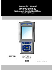 EUTECH INSTRUMENTS pH 600 Instruction Manual