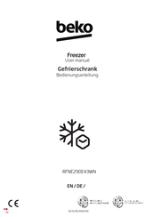 Beko RFNE290E43WN User Manual