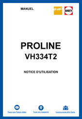 Proline VH334T2 Manual