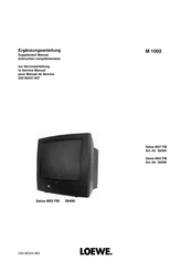 Loewe Xelos M55 FM Supplement Manual