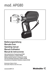 Weidmüller APG 80 Operating Manual