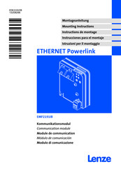 Lenze EMF2191IB Mounting Instructions