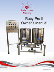 Ruby Street Brewing Ruby Pro II Owner's Manual