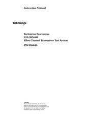 Tektronix IGS-5034-00 Instruction Manual