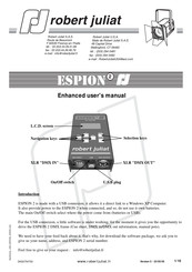 Robert Juliat ESPION 2 User Manual