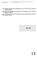 Bompani BO953EE/L Operating Instructions Manual