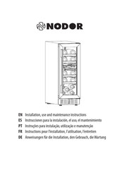 NODOR NorCare VB17 BK Installation, Use And Maintenance Instructions