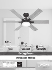 Hunter Georgetown 52784 Installation Manual