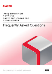 Canon imageRUNNER ADVANCE C7055 PRO Easy Operation Manual