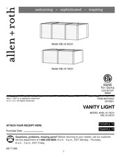 Allen + Roth 0970850 Manual