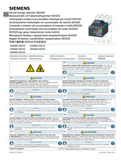 Siemens 3VA9467-0HC15 Operating Instructions Manual