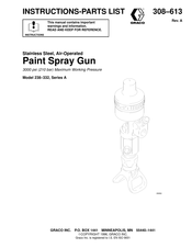 Graco 238-332 Instructions-Parts List Manual
