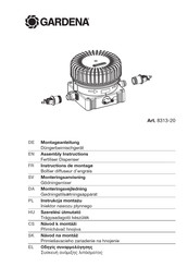 Gardena 8313-20 Assembly Instructions Manual