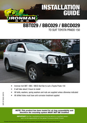 Ironman4x4 BBCD029 Installation Manual