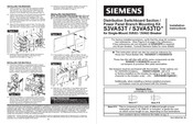 Siemens S3VA53T Installation Instructions