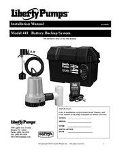 Liberty Pumps 441 Installation Manual