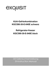 Exquisit KGC590-30-E-040E Instruction Manual