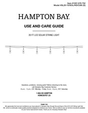 Hapton Bay SL20-10/SOL/HD/CAN G Use And Care Manual