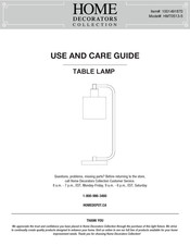 Home Decorators Collection HMT0513-5 Use And Care Manual