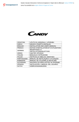 Candy CVR60N Installation And User Manual