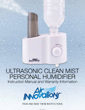Air innovations MH-103 Instruction Manual And  Warranty Information