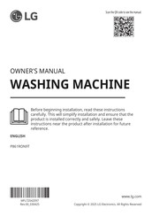 LG P861RON9T Owner's Manual