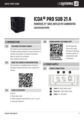 LD ICOA PRO SUB 21 A Quick Start Manual