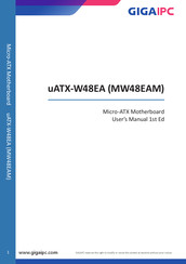 GIGAIPC uATX-W48EA User Manual