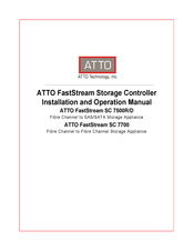 ATTO Technology FastStream SC 7700 Installation And Operation Manual