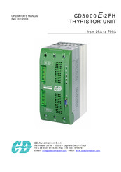 CD Automation CD3000E-2PH Operator's Manual