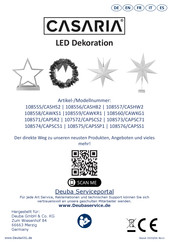 CASARIA 108574/CAPSC51 Instructions Manual