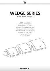 PROEL WEDGE WD15A User Manual