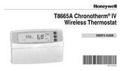 Honeywell T8665A Chronotherm IV User Manual
