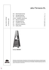 Jøtul Terrazza XL Installation Instructions Manual