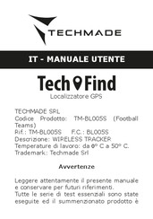 Techmade TechFind TM-BL005S User Manual