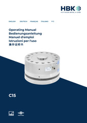 HBK C15 Operating Manual