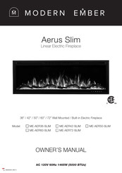 MODERN EMBER ME-AER42-SLIM Owner's Manual