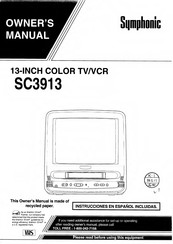 Symphonic SC3913 Owner's Manual